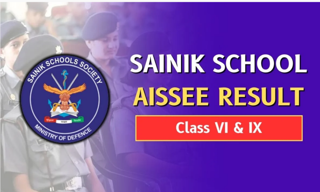 exams.nta.ac.in AISSEE Sainik School Merit List 2024 Pdf Check